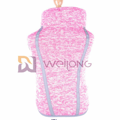 ژاکت Velcro Pink Pleece کت ژاکت Heather Dog Sweatshirt