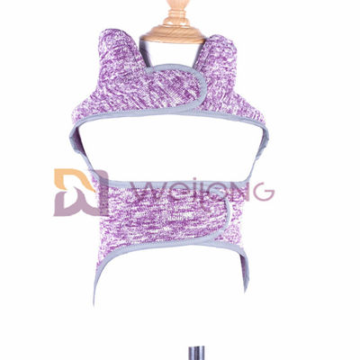 کت آستری پشمی سگ اضطراب جلیقه کت سگ پشمی بنفش