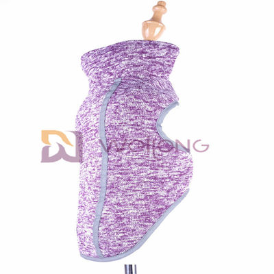 کت آستری پشمی سگ اضطراب جلیقه کت سگ پشمی بنفش