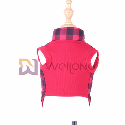 کت کریسمس سگ دوخته 2*2 RIB Good Elasticity باز کردن کتهای سگ زیپ دار