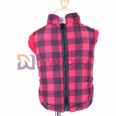 کت کریسمس سگ دوخته 2*2 RIB Good Elasticity باز کردن کتهای سگ زیپ دار