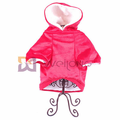 پالتو براق Velour Pet Hoodie نرم و گرم BSCI کت کت سگ کت کت