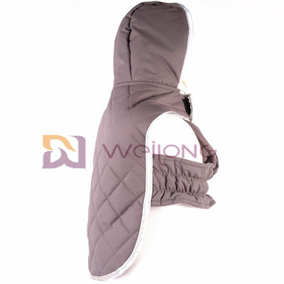کتهای سگ انعکاسی با هود Velcro باز کردن کت پت کتانی Taslan Quilting