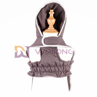 کتهای سگ انعکاسی با هود Velcro باز کردن کت پت کتانی Taslan Quilting
