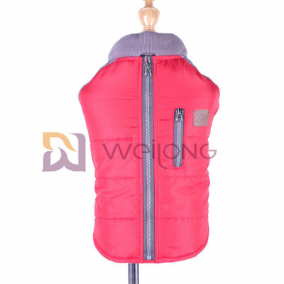 ژاکت فابریک جیبی Velcro باز کردن حیوان خانگی برای سگ پاییز / زمستان