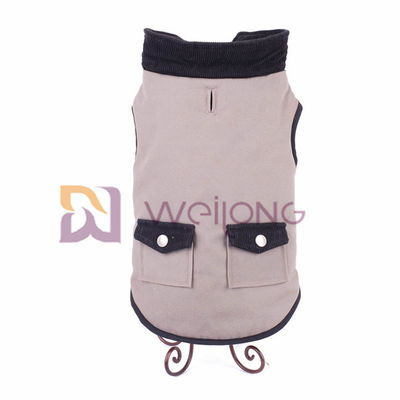 جلیقه 100٪ پنبه ای بوم سگ Plaid True Silver Button Pocket XS S M L XL