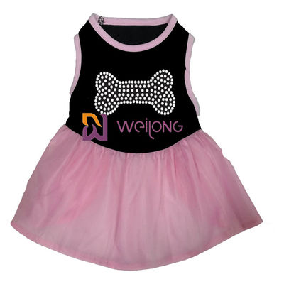 پیراهن تالی دامن بدلیجات هالووین Tulle Pet Pet / CVC Jersey Dogs Dress Up
