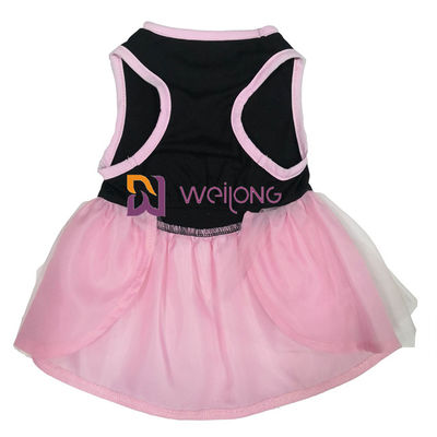 پیراهن تالی دامن بدلیجات هالووین Tulle Pet Pet / CVC Jersey Dogs Dress Up