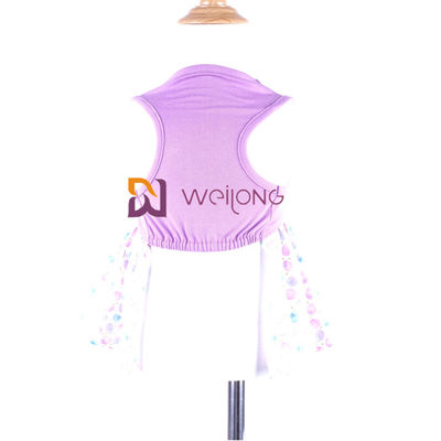 لباس مجلسی CVC Jersey Rainbow Pet Dress چاپ دیجیتالی دامن توتو سگ Pongee