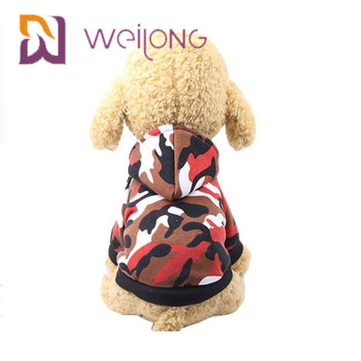 پیراهن PET چاپ دیجیتال سفارشی Camo Dog Hoodie / Sweatshirt