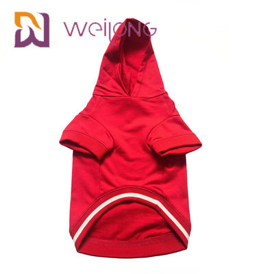 رنگ سفارشی چاپخانه حیوان خانگی سگ کریسمس Hoodie CVC برای پاییز / زمستان