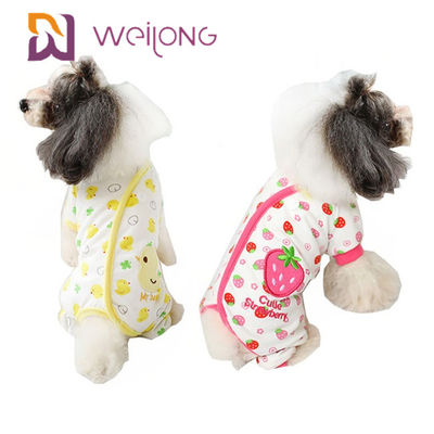 چاپ دیجیتال سفارشی Summer Xl Dog Pizamas Onesie BSCI / WMT / ISO9001