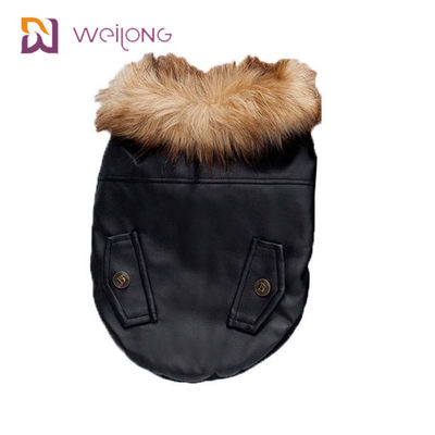 لباس زمستانی سفارشی Faux Fur Leatheret Pet Coat Dog