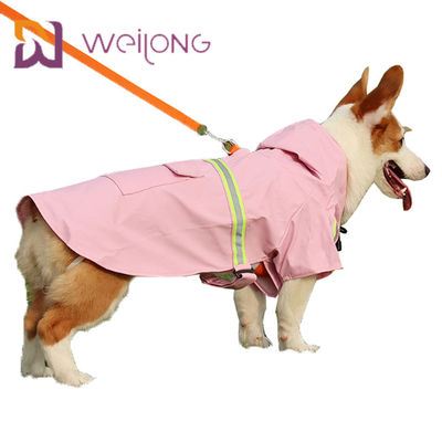 ضد آب Reflective Dog Windbreaker Jacket Dog Rain Jacket XS - XL size