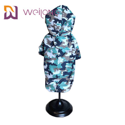 Velcro Opening Camo Pet Dog Jumpsuit ضد آب مش مشبک
