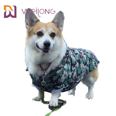 Velcro Opening Camo Pet Dog Jumpsuit ضد آب مش مشبک