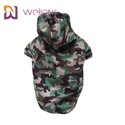 Velcro Opening Camo Pet Dog Jumpsuit ضد آب مش مشبک