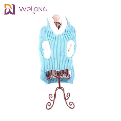 ژاکت پارچه سگ اکریلیک بافتنی پتوی ژاکت نرم Sherpa Dog Hoodie