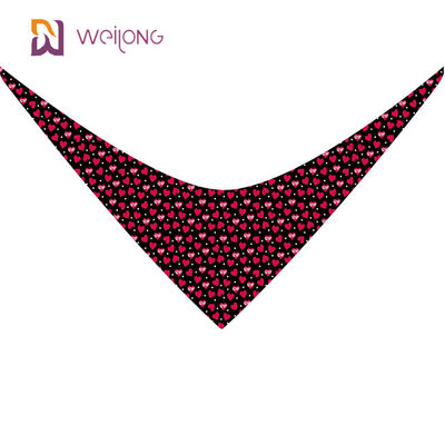 روز ولنتاین Pet Bandana روسری دوتایی پنبه ای روسری پت تعطیلات بی بی