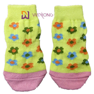 جوراب سگ بافتنی ضد لغزش و جوراب گربه ای با محافظ پنجه تقویت کننده لاستیکی